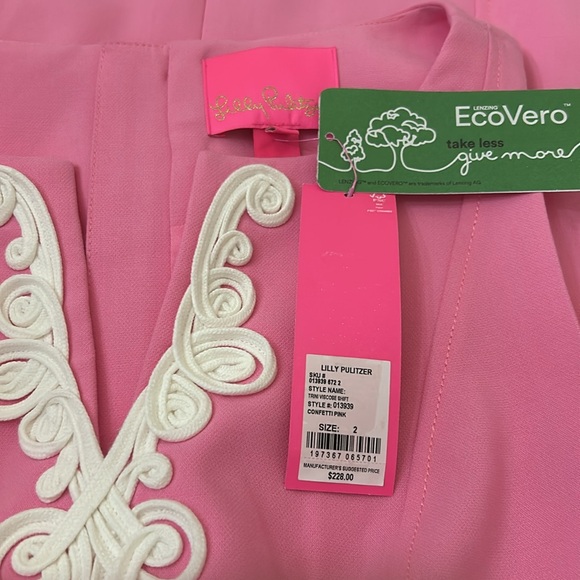 NWT Lilly Pulitzer TRINI VISCOSE SHIFT - Picture 7 of 7